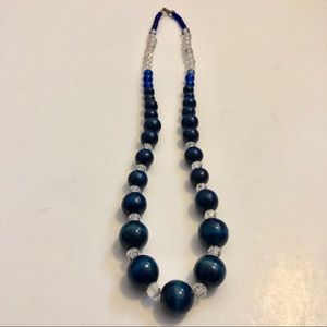 Blue Beaded Necklace